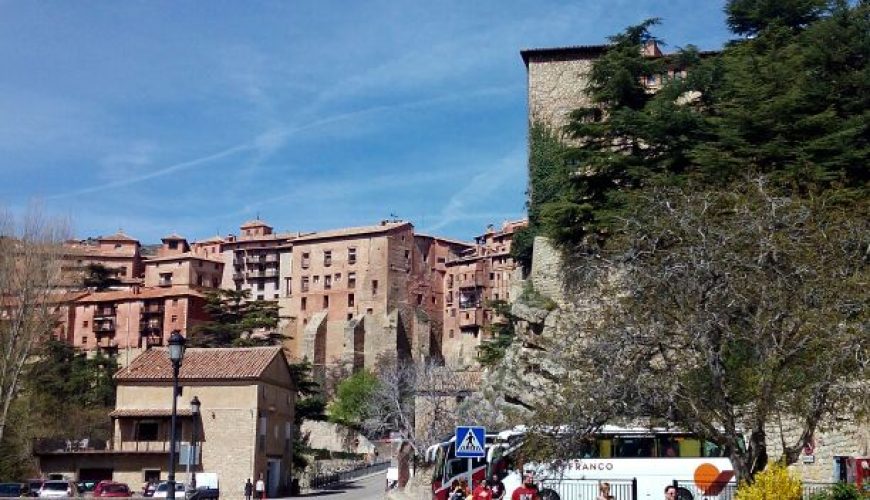 Llegan nuestros primeros amigos a conocer Albarracín