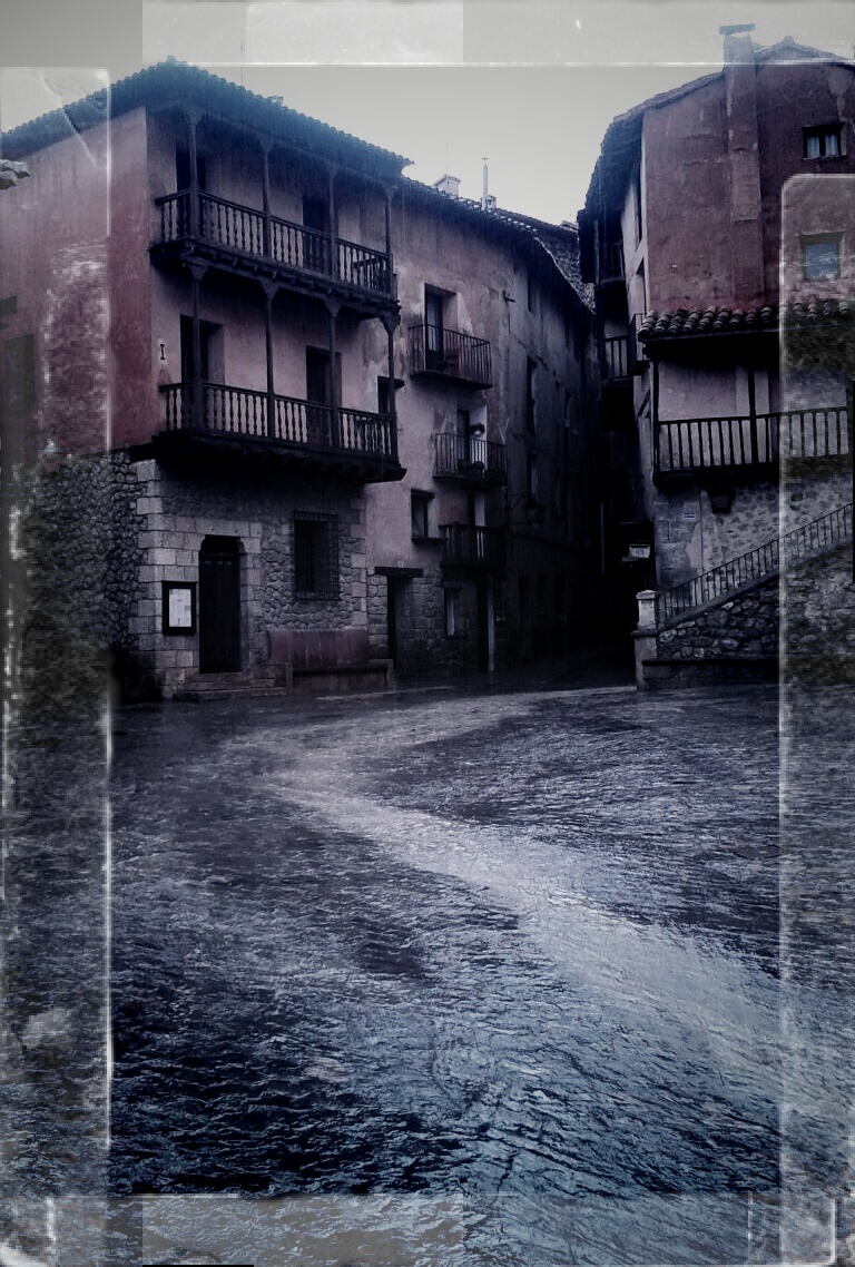 #Lluvia en #Albarracin y #SierraDeAlbarracin
