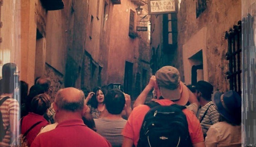 #Mañana de grupos y horarios en #Albarracin #Teruel con #VisitasGuiadas