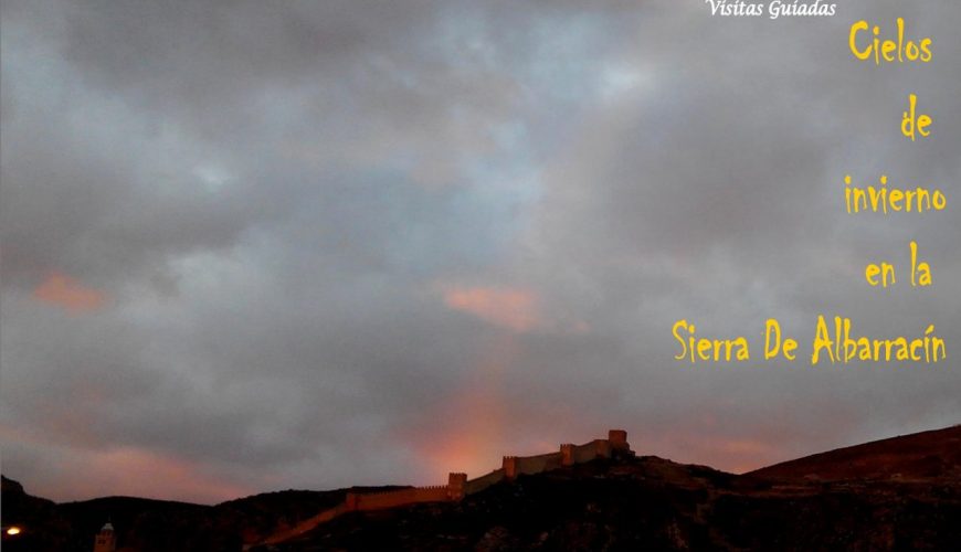 #FelizViernes desde #Albarracin con #CielosDeInvierno