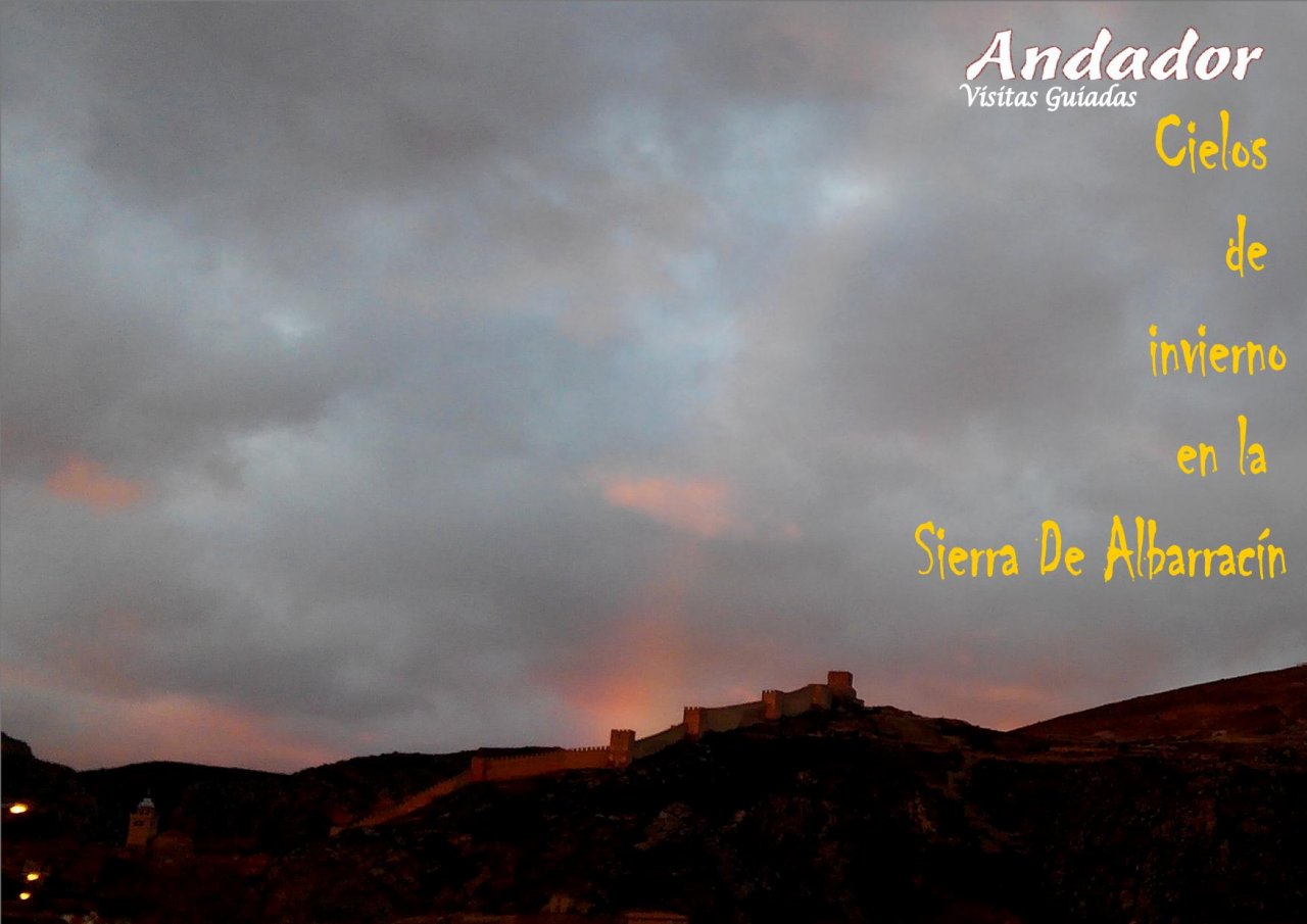 #FelizViernes desde #Albarracin con #CielosDeInvierno