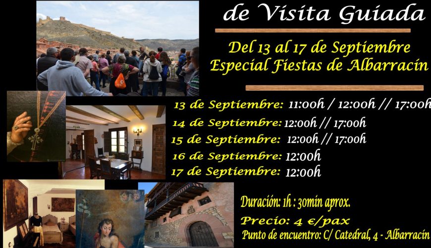 Horarios ESPECIAL FIESTAS de Albarracín