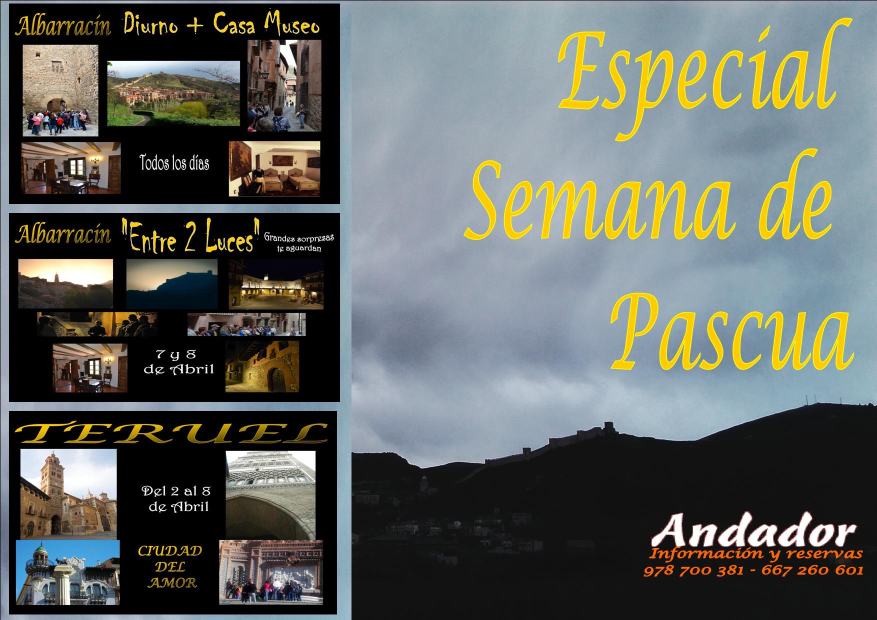 Especial SEMANA DE PASCUA en Albarracín y Teruel