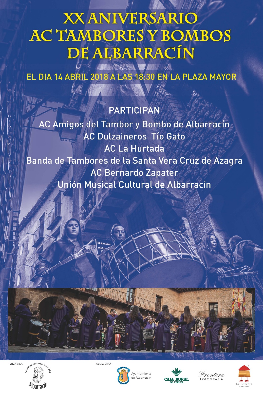 XX Aniversario AC Tambores y Bombos de Albarracín…no te lo pierd