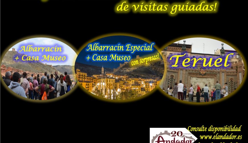 Este fin de semana… Albarracín todos los días, Teruel el Viernes 7 y Domingo 9 y el Sábado 8… Albarracín Especial con sorpresas!