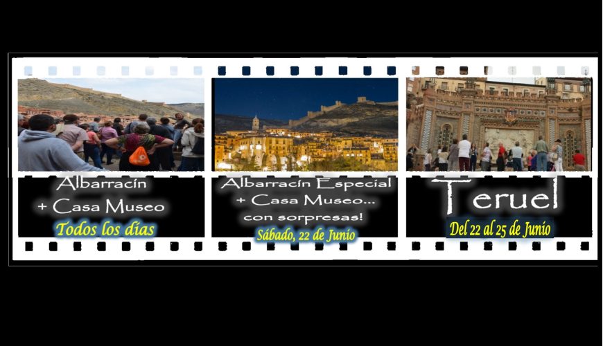 Este fin de semana…Albarracín de visita todos los días, Teruel de visita del 22 al 25…y Albarracín Especial el Sábado por la tarde…son sorpresas!