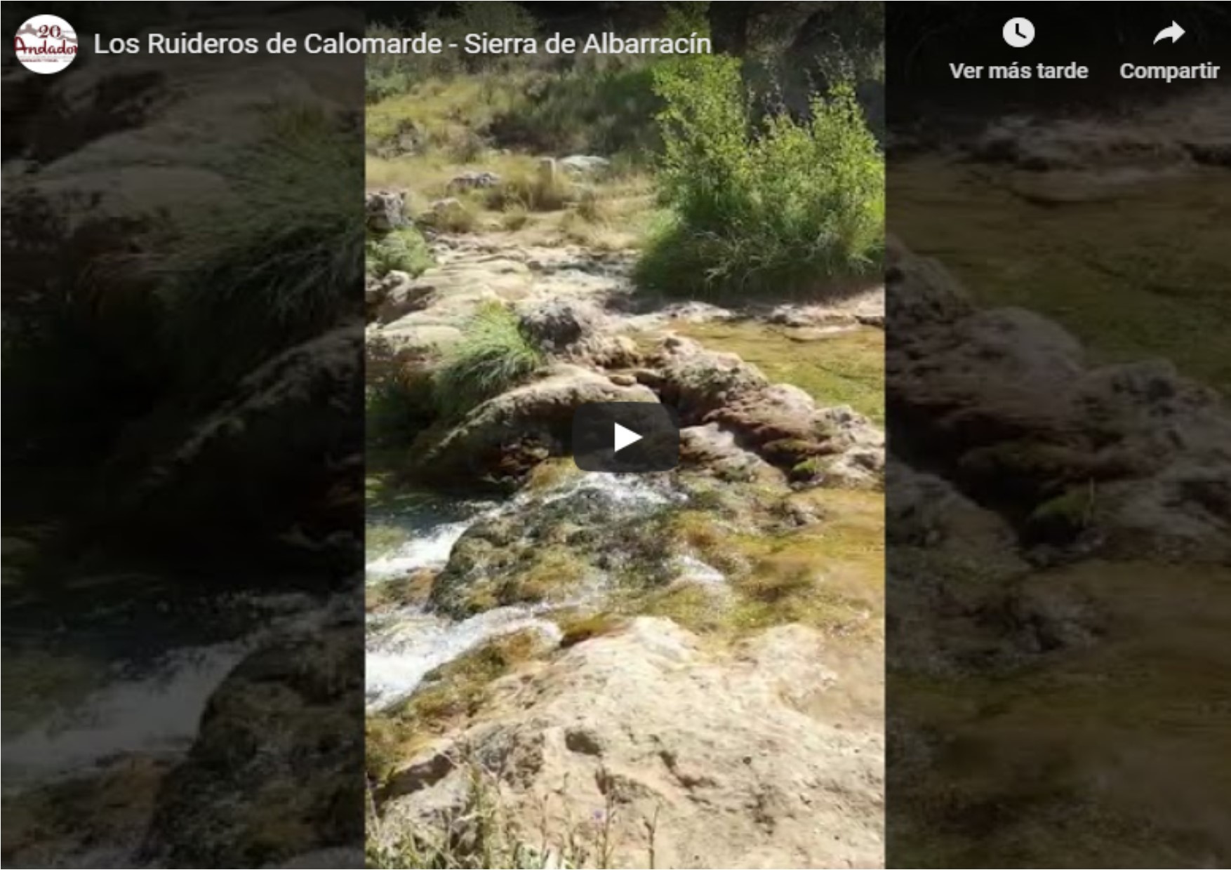 Ruideros de Calomarde: nuestros embajadores nos mandan este vídeo…GRACIAS!!