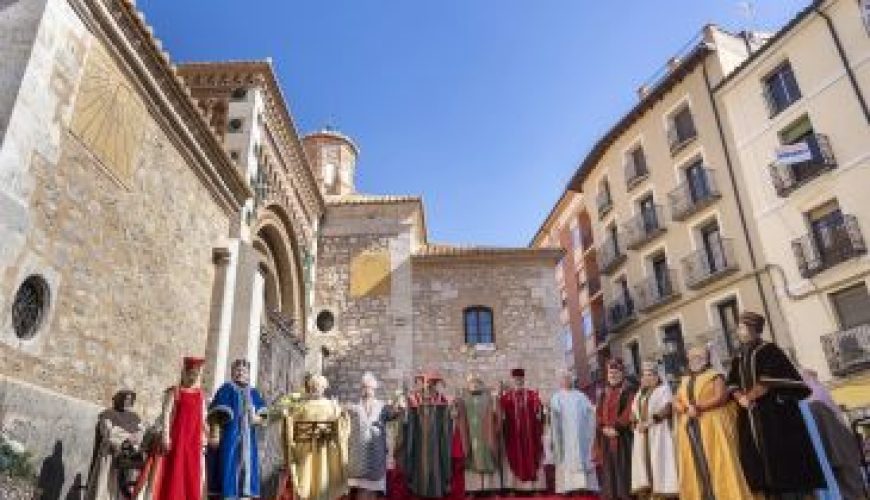 Noticia Diario de Teruel: Teruel vive este sábado uno de los momentos más emocionantes de Las Bodas con la llegada y muerte de Diego de Marcilla