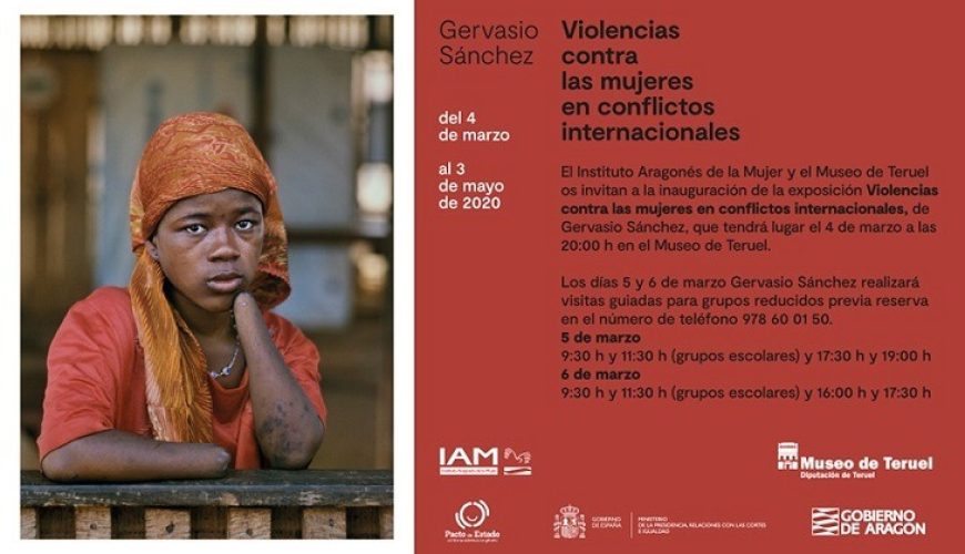 Noticia Eco de Teruel: La exposición “Violencias contra las mujeres en conflictos internacionales” ,de Gervasio Sánchez ,en el Museo de Teruel