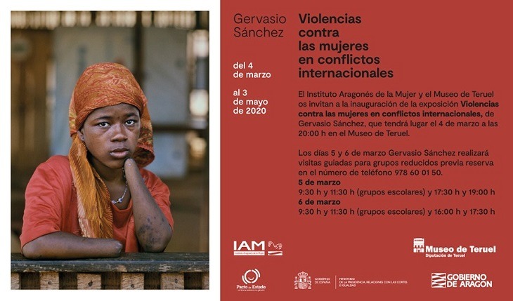 Noticia Eco de Teruel: La exposición “Violencias contra las mujeres en conflictos internacionales” ,de Gervasio Sánchez ,en el Museo de Teruel
