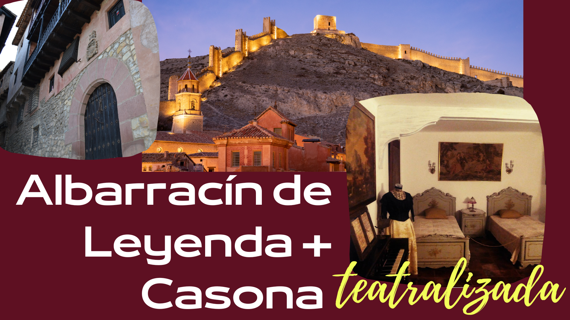 Sábado 9 de Julio, de visita guiada en Albarracín de Leyendas + Casa Museo teatralizada en su interior!