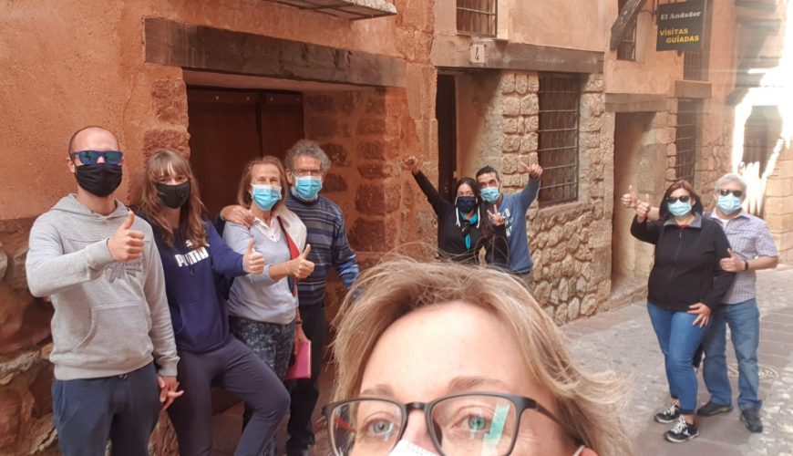 #VisitaGuiada en #Albarracín del Sábado con nuestros nuevos amig@s: GRACIAS POR SU CONFIANZA!!!