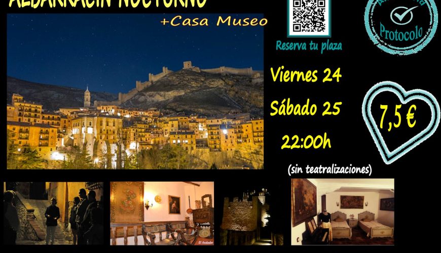 Este Viernes 24 y Sábado 25…tu visita de Albarracín Nocturna!
