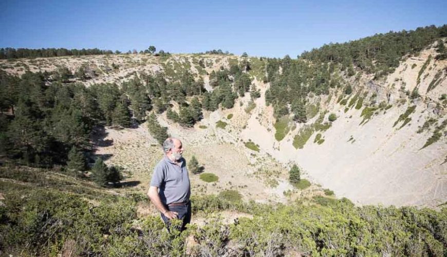 Noticia Heraldo de Aragón: No son cráteres, sino dolinas las de Villar del Cobo