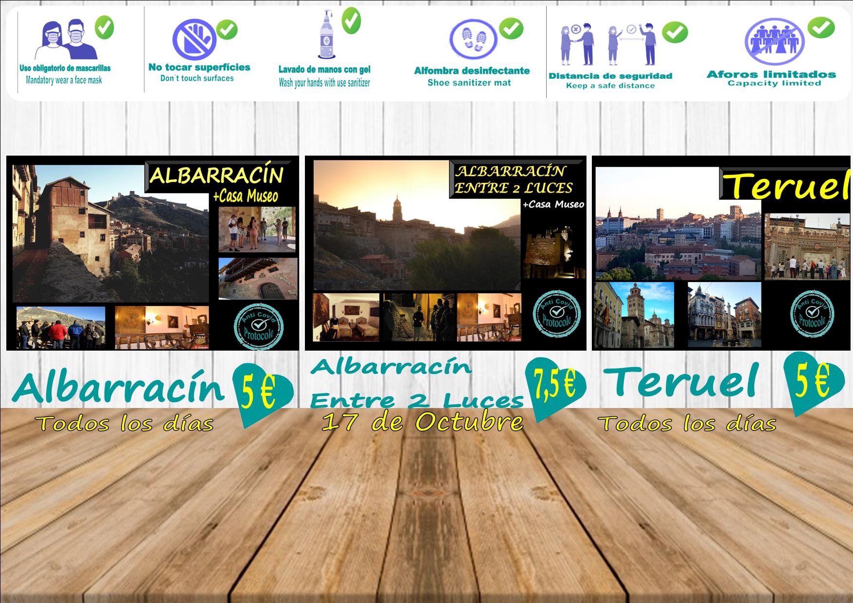 Esta semana…planes de visitas guiadas en Albarracín y Teruel!