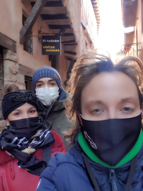 Segunda #VisitaGuiada del #2021 en #Albarracín con Carlota y Alejandro…GRACIAS!!!