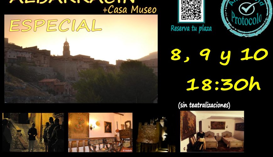 Del 8 al 10 de Abril: Visita Guiada en Albarracín Especial Entre 2 Luces! Reserva tu plaza!