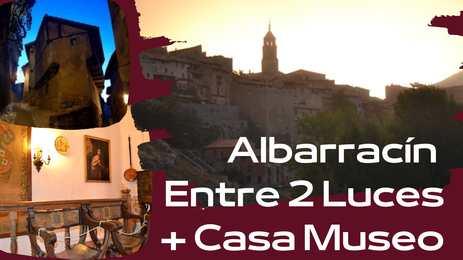 Este Sábado, 17 de Septiembre… Visitas Guiadas en Albarracín Entre 2 Luces con o sin Casa Museo, te esperamos!