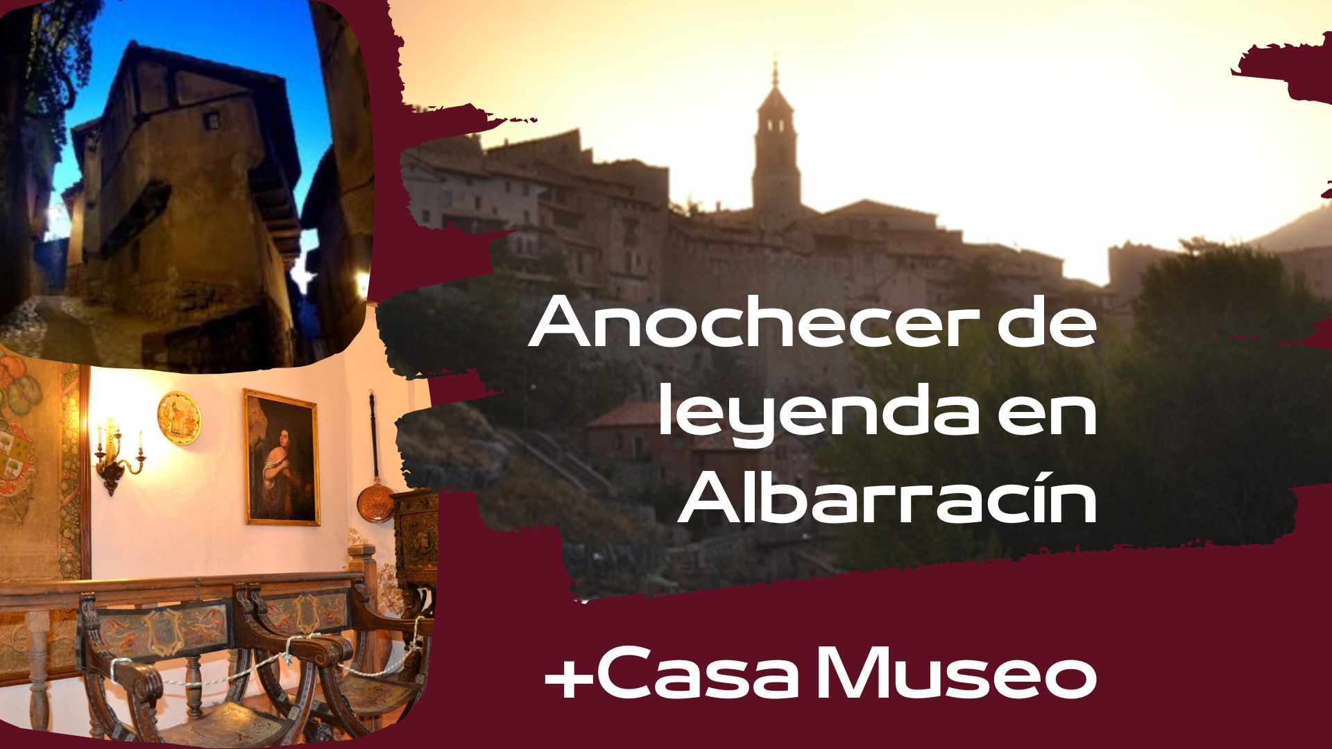 Sábado 21… Visita guiada en Atardecer de Leyenda en Albarracín + Casa Museo!