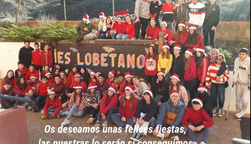 Noticia Eco de Teruel: Reivindicativa felicitación de Navidad de los alumnos del IES Lobetano de Albarracín