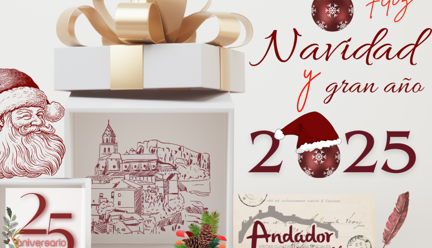 FELIZ NAVIDAD y gran 2025 de ANDADOR VISITAS GUIADAS en Albarracín y Teruel